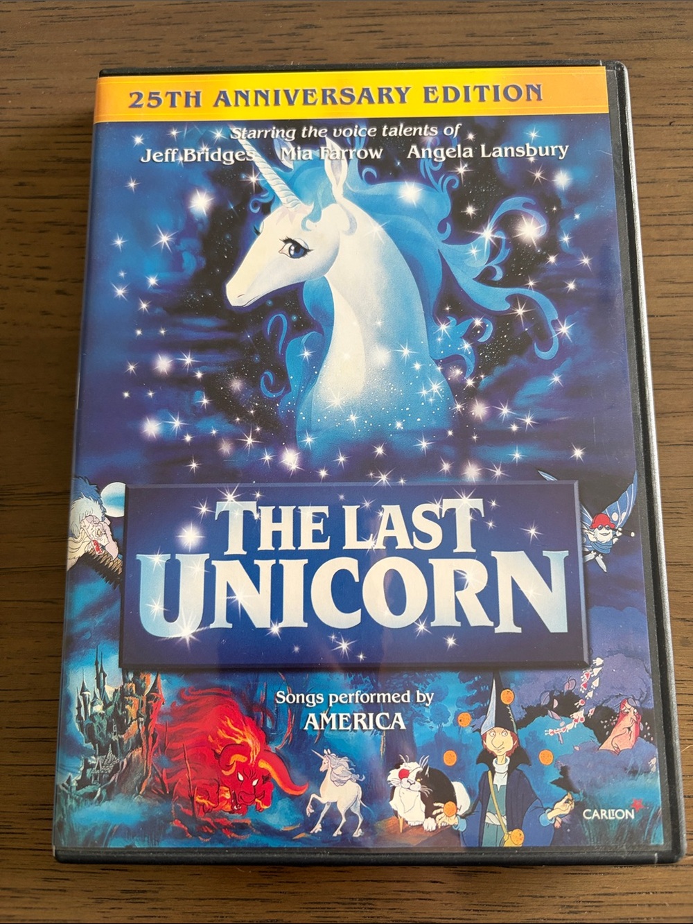 The Last Unicorn 25th Anniversary Edition DVD- Blue & White Artwork